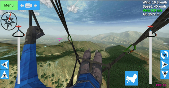 滑翔伞模拟器云游戏截图2