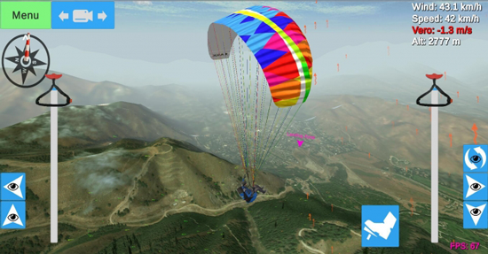 滑翔伞模拟器云游戏截图3